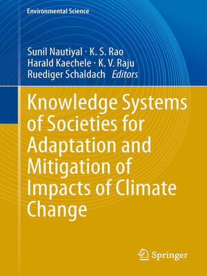 cover image of Knowledge Systems of Societies for Adaptation and Mitigation of Impacts of Climate Change